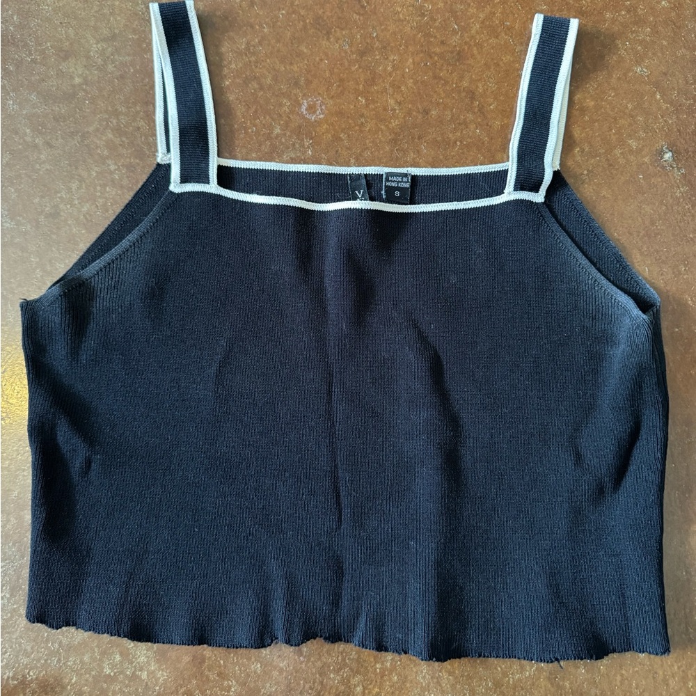Black Crop Top